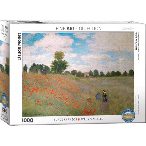 Pole maków, Claude Monet - Sklep Art Puzzle
